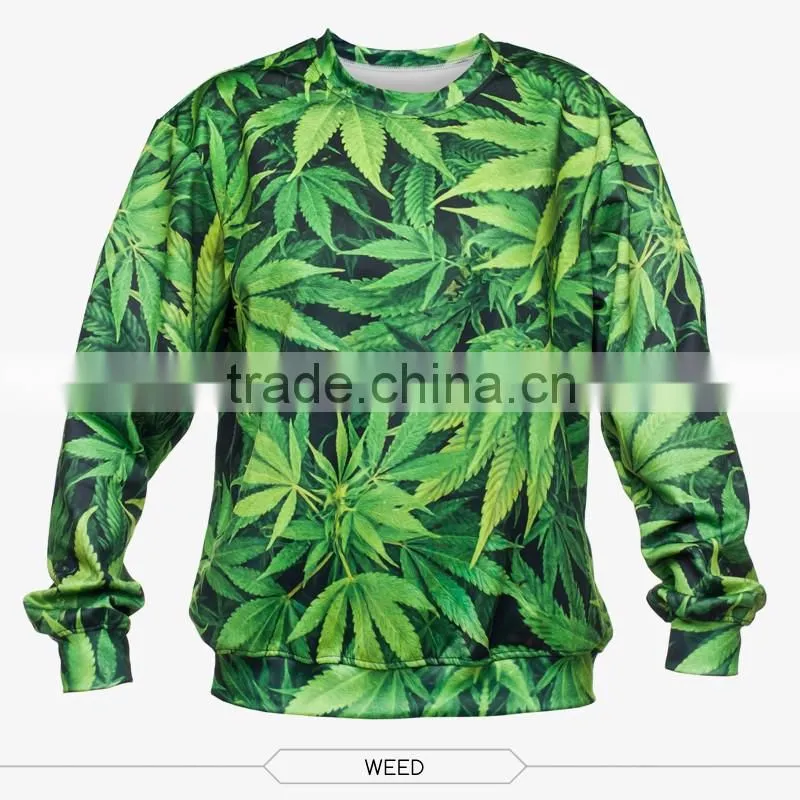 New design round neck pullover, custom 3D sublimation american sweatshirt