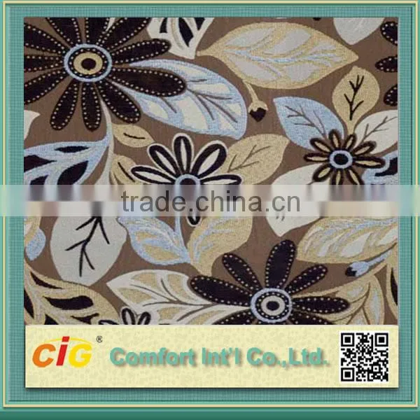 Flower Chenille Sofa Fabric