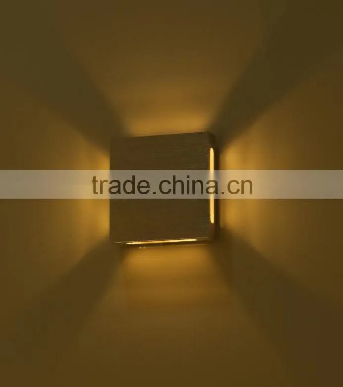 1w/3w decrative square wall lamp 3000k