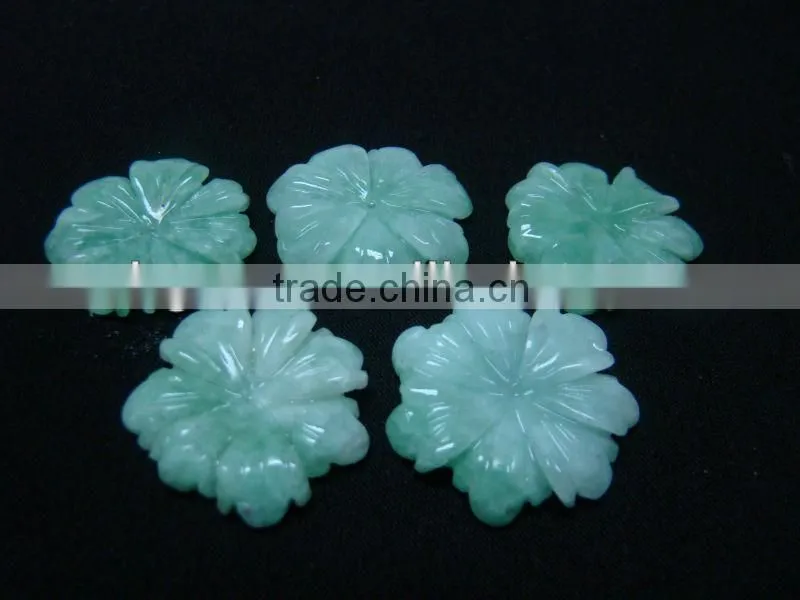 Semi-preciou stone novelty Gemstone crafts flower