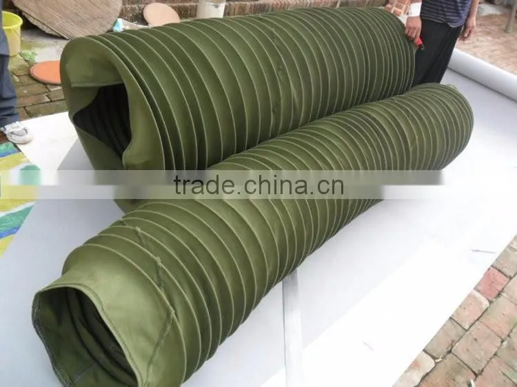 Outstanding Army Green Tri-Protective Cloth Round Telescopic Guards For Processing