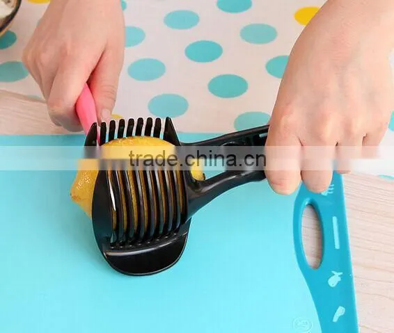 Tomato Onion Lemon Lime Egg Slicer Holder Helper Free Standing