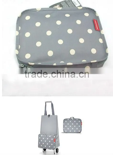 Hot style!foldable shopping bags shopping trolley bag