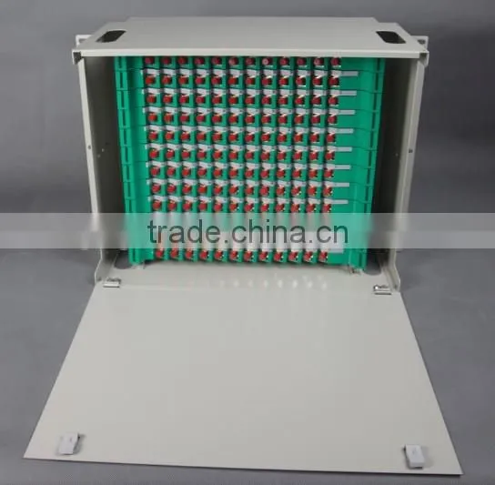 Best Fiber Optic Distribution Frame ODF With Adaptor For 12,24,48,72,96,144 Cores