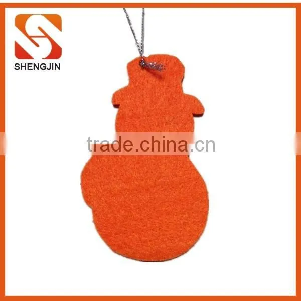 SJ-6963 Custom felt bell decoration Christmas hanging ornaments supplier