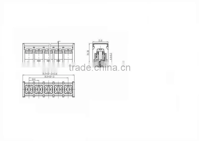 Barrier Terminal Block 10.0mm pitch TCE-58C