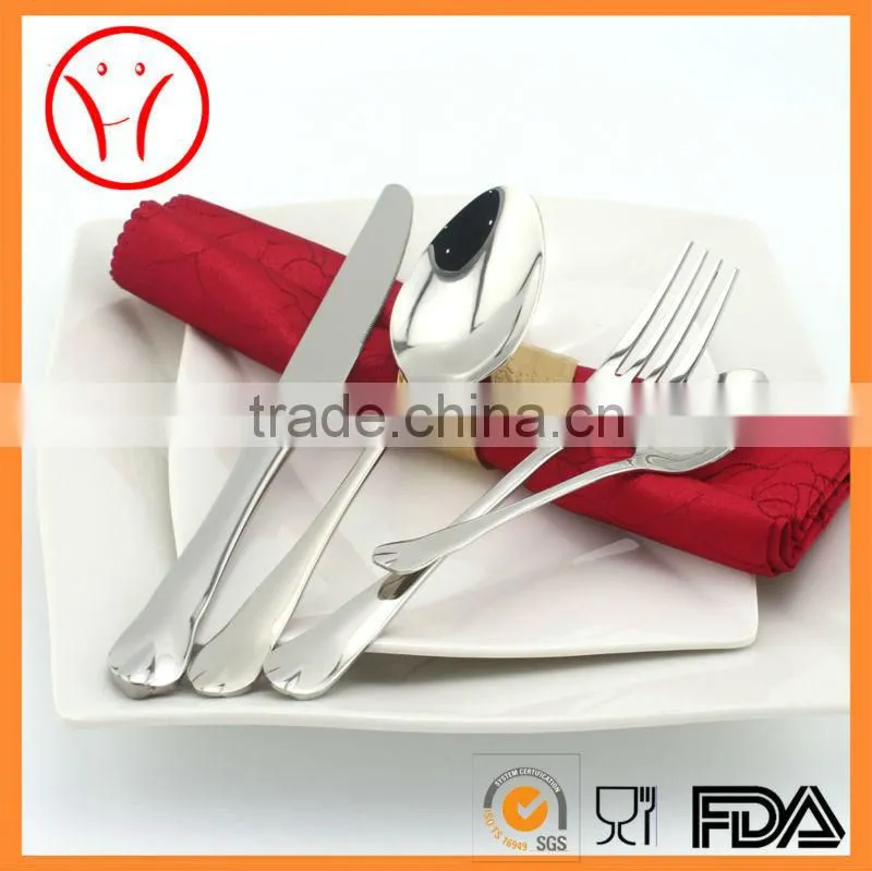 restaurant silverware, stainless steel spoon and fork