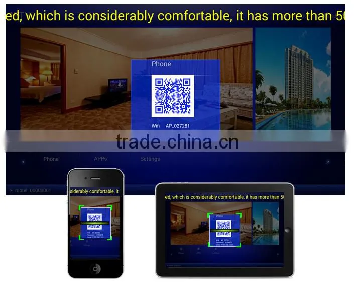 Low cost and Most Scalable Community/Enterprise/Hotel IPTV solution and system interfaces with PMS,BMS,CMS
