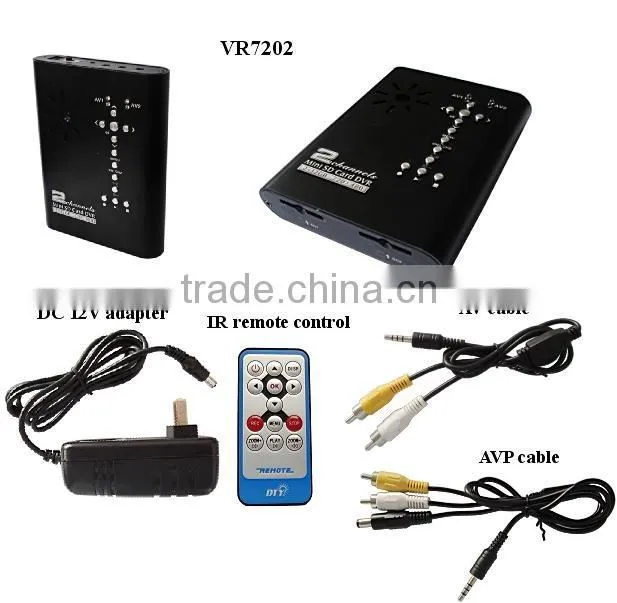 2ch D1 mini sd card mobile dvr