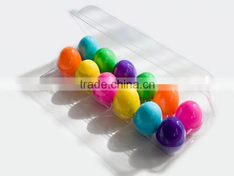 Plastic colorful Easter Egg Wholesale For Promotion