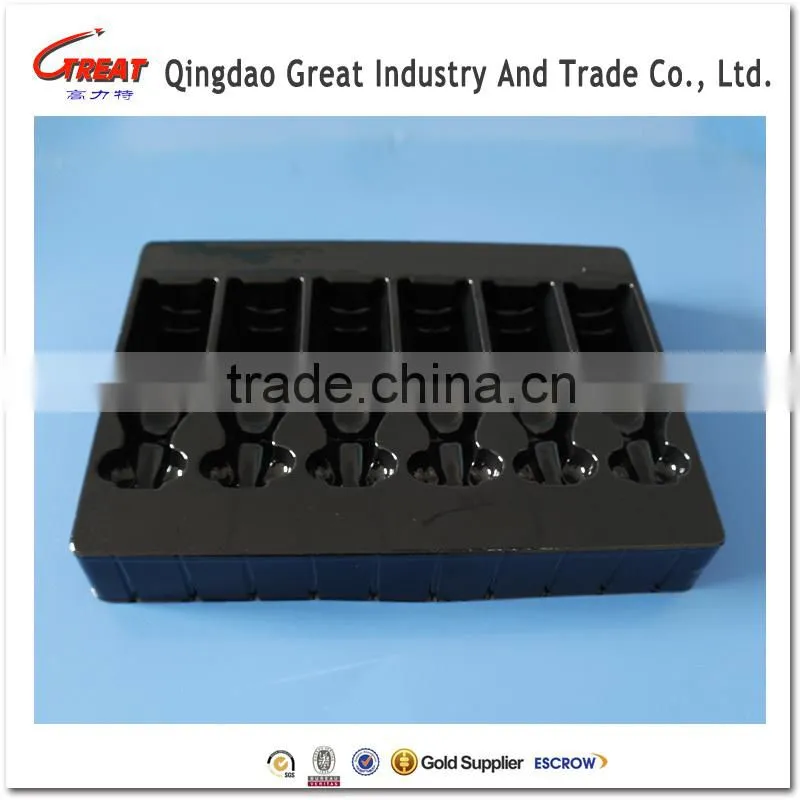 Liquid Glass Bottle Plastic Packaging Tray