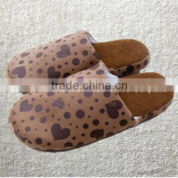 2014 fashion cotton slippers Love rabbit lovers bow platform slip-resistant thermal cotton-padded slippers