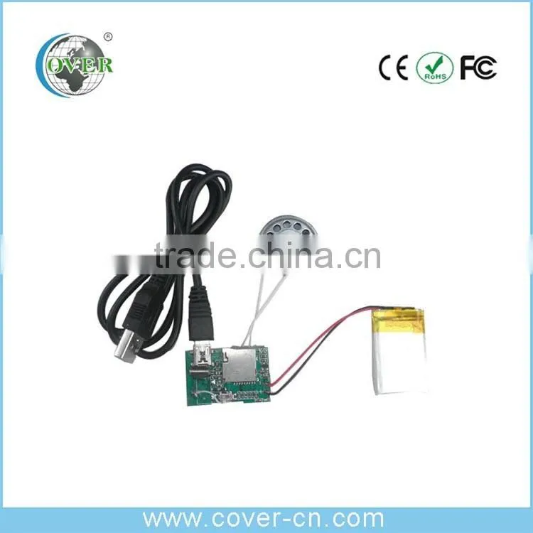 Recordable sound module for greeting cards/ Birthday card/ Business card