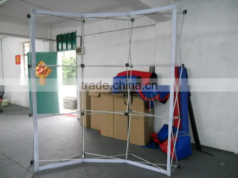 exhibition customer dsigner cloth pop up backdrop display
