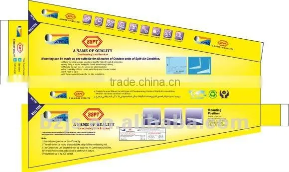 Spraying air conditioner bracket