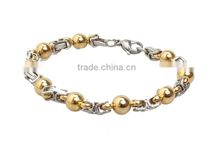 Factory wholesale latest design 316l stainless steel jewelry bracelet for men