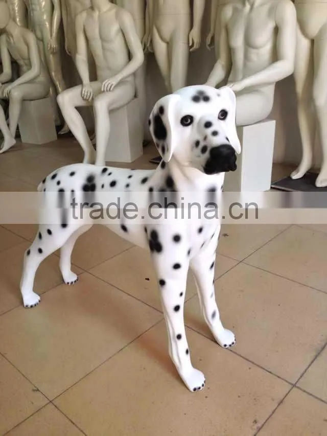 Fashion fiberglass display dog mannequin for sale