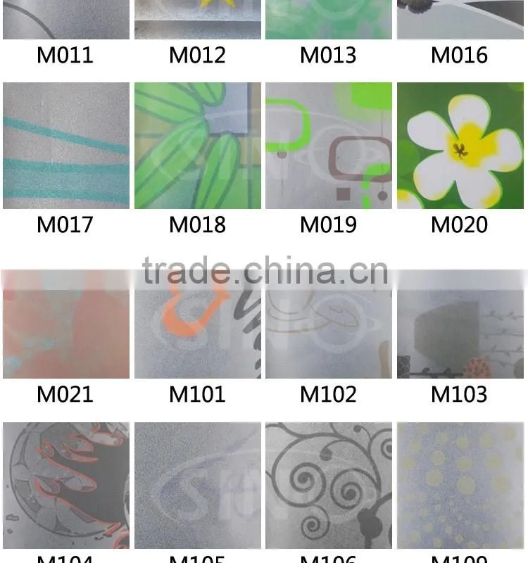 D701 1.22x50M 3D Glass Film Window Design PVC Sticker