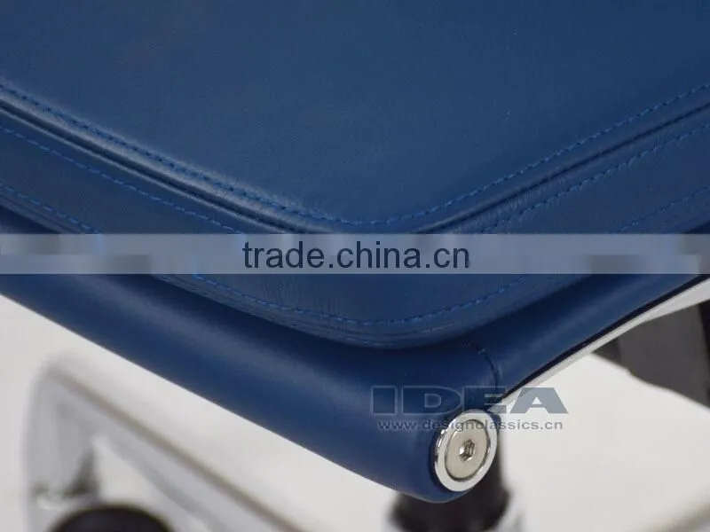 Replica EA217 Charles Office chair- Blue Color Genuine Leather
