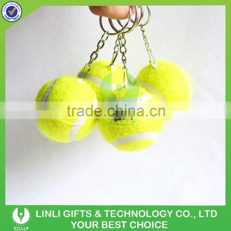 Giveaways Fuzzy Tennis Ball Key Chain