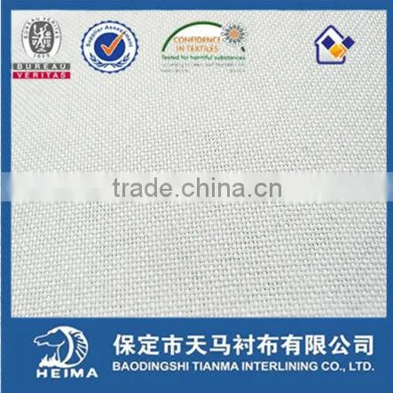 Stretch interlining woven interlining fusible interlining fabric
