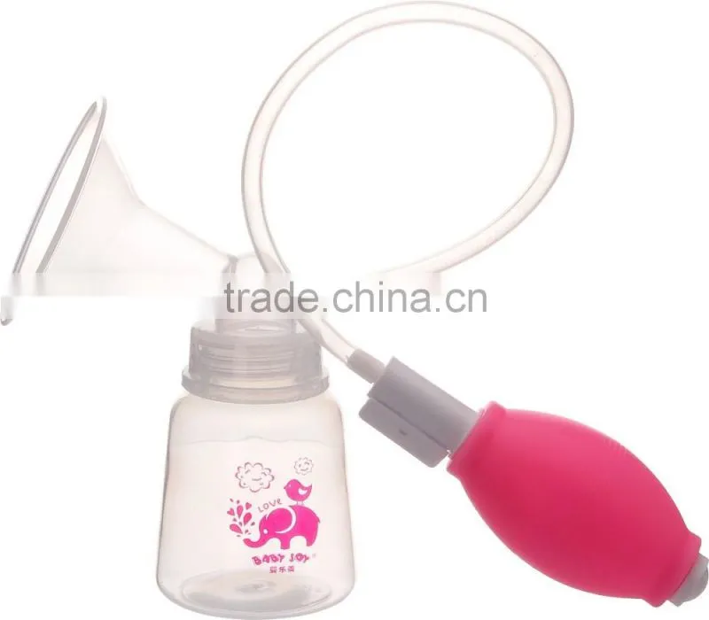Hot sale good quality manual breast pump with baby bottle