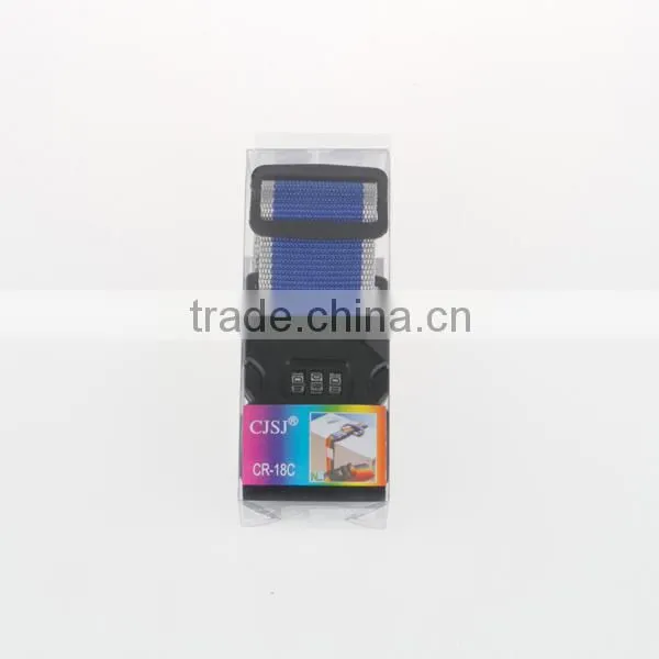 Security high quality PP luggage strap with combination lock
