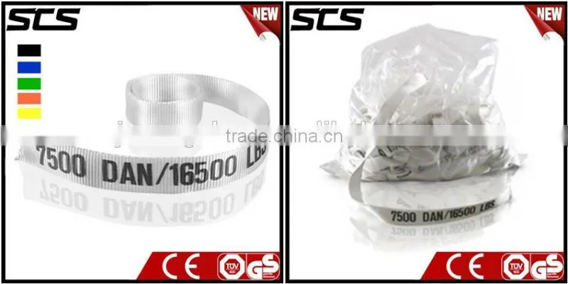 China Factory Polyester Woven Webbing Strap for Lashing 16500LBS