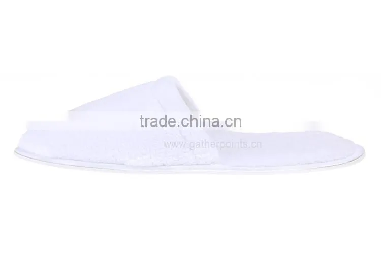 White towel cloth house indoor hotel slippers