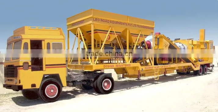 40TPH MOBILE HOT MIX PLANT
