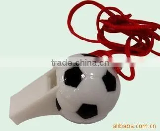 Kids gift Plastic football whistles funny whistle cheap plastic whistles