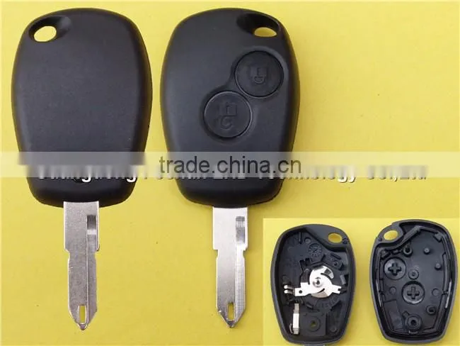 2 Button Key Case replacement 206 blade for Renault Megane Car Remote Key Blank Fob no logo