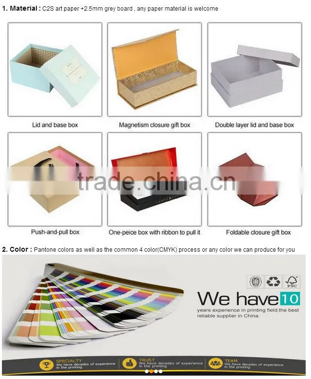 popular cardboard tea gift box