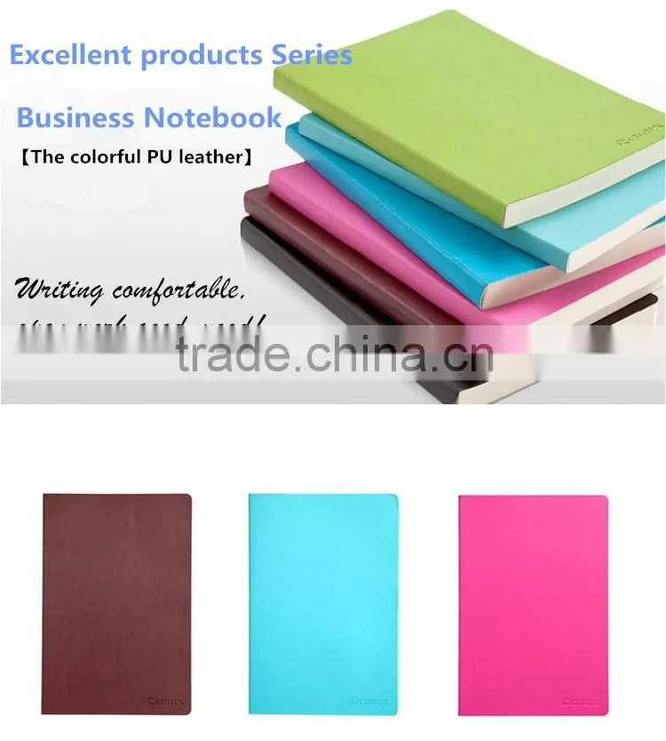 2016 hardcover PU Eco leather notebook Business A5 personal diary Drawing Sketchbook Weekly Day Planner organizer notebook