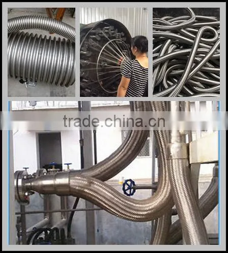 Big out diameter SUS 304 flexible metal hose(out dia25mm)