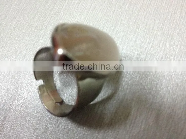 New style top sell 925 sterling silver blur gemstone rings