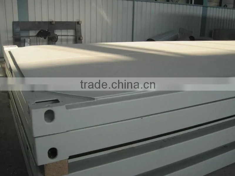 transformed environmental movable container house for living with two roofs