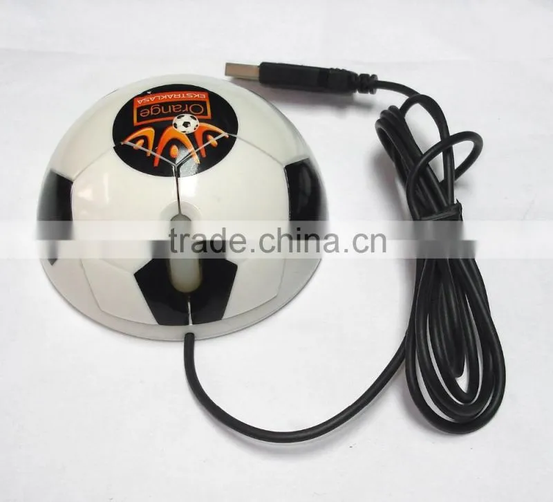 football shaped computer usb wired mouse pc mouse
