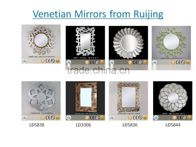 Ruijing hand carved venetian folding mirror