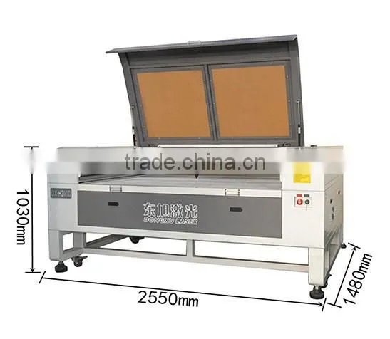 Made in china 2000*1000mm low cost laser leather cutting machine