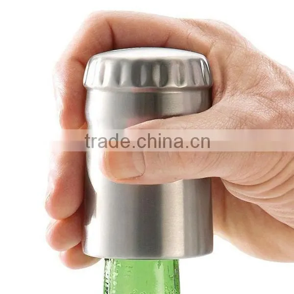 Barrel shaped bottle opener, stainless steel bottle opener, beer bottle opener