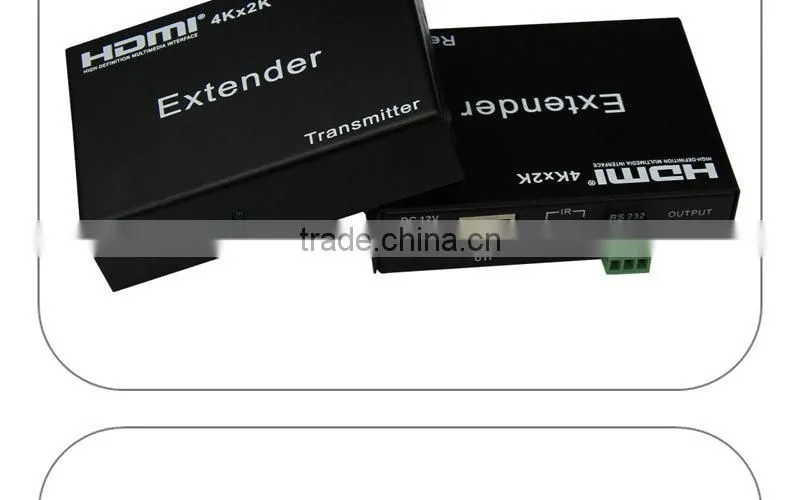 4-Port HDMI over Cat5 / Cat6 Extender Splitter, Transmitter for Video and Audio, 1920x1200 1080p at 60Hz