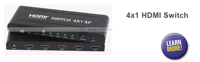 Vision newest 4K HD switch 3x1 hdmi