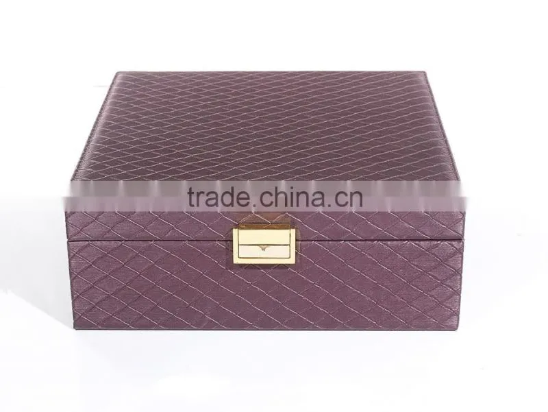2015 Most popular waterproof leather lipstick storage box
