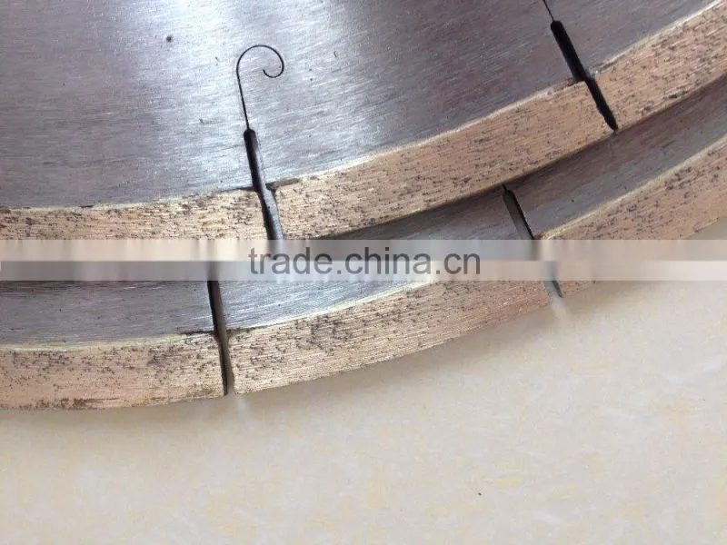 Laser welded diamond saw blade for cutting granit,marble