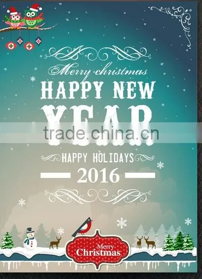 Christmas decorative laser sticker, static sticker