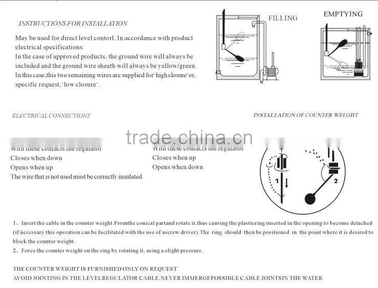 2012 new float switch
