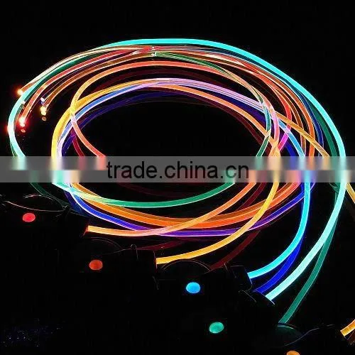 fashionable led glowing electric shoelaces