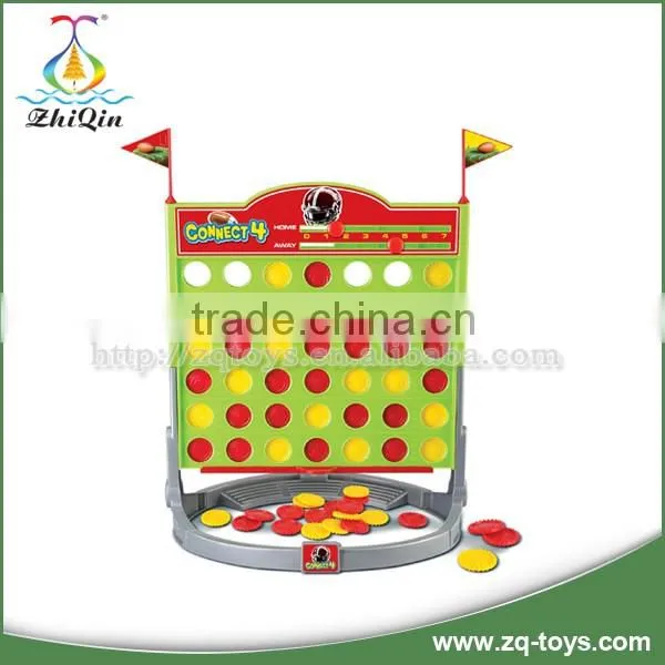 Plastic educational connect four game board game toys with En71,7P