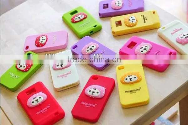 Candy Colorful Cat Design Silicone Case for Phone